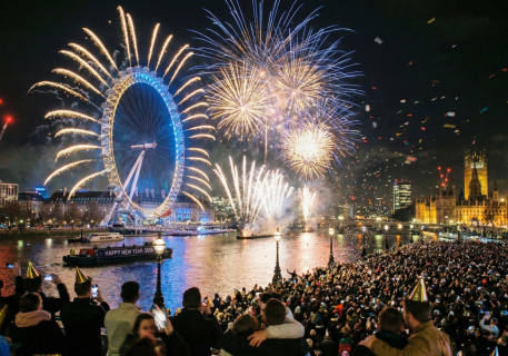 New Year’s Eve celebration In London