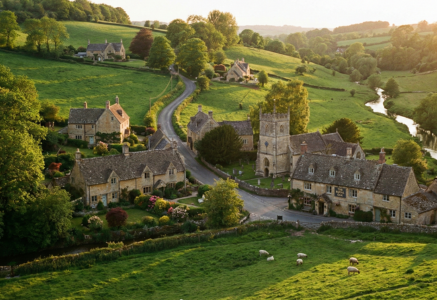 The Cotswolds, England - countryside Britain